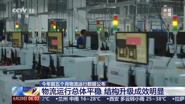 天源国际 总体平稳、结构升级成效明显！1—5月物流运行数据公布