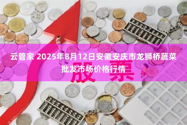 云管家 2025年8月12日安徽安庆市龙狮桥蔬菜批发市场价格行情